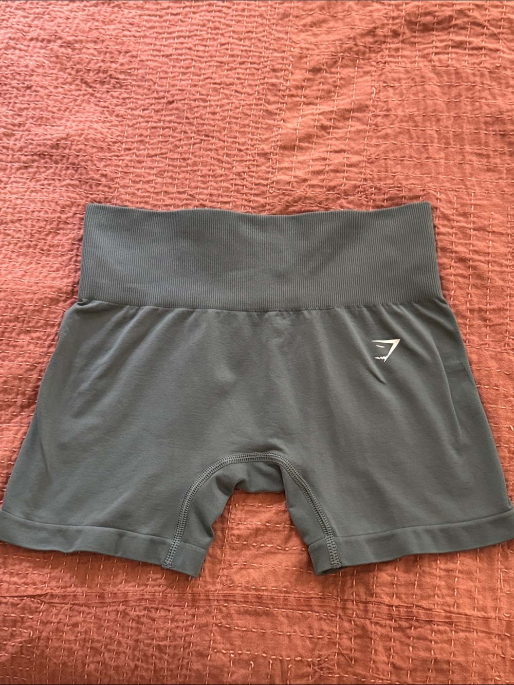 Gymshark small women’s Seamless High-Waist Shorts - gray